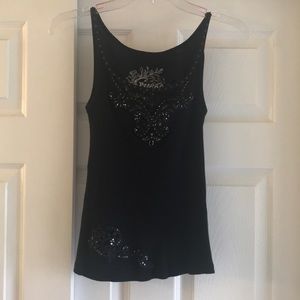 GUESS Black Tank Top Size XSMALL